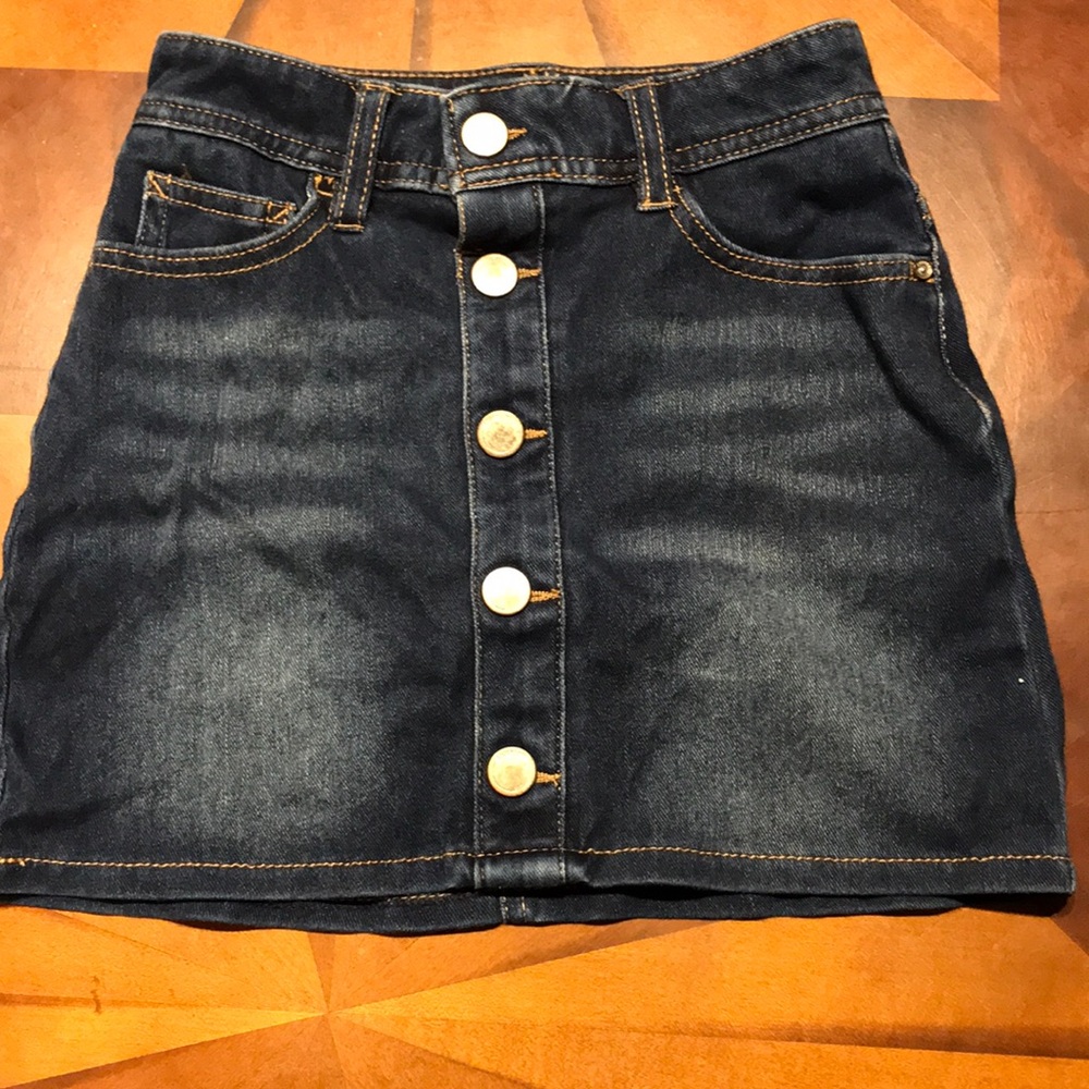 Girls Jean skirt with shorts